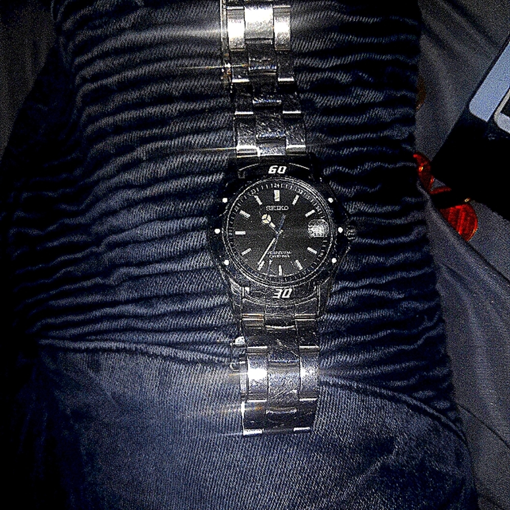 Vintagr Seiko mens or woman's stainless steel watch